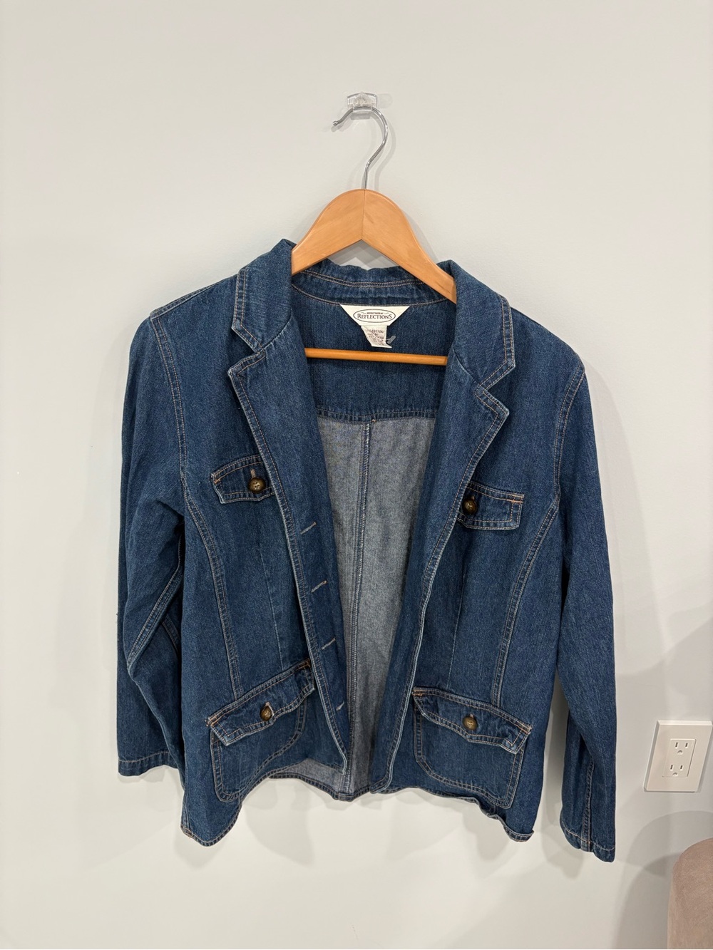 Northern Reflections Indigo Denim Blazer Jacket